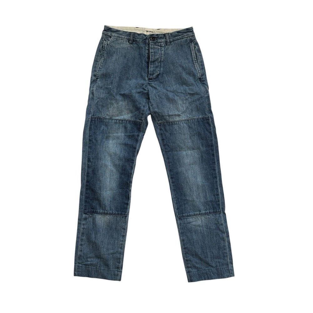 Todd Snyder Selvedge Jeans 28 Blue Dark Wash Japanese Denim Double Knee Slim Fit